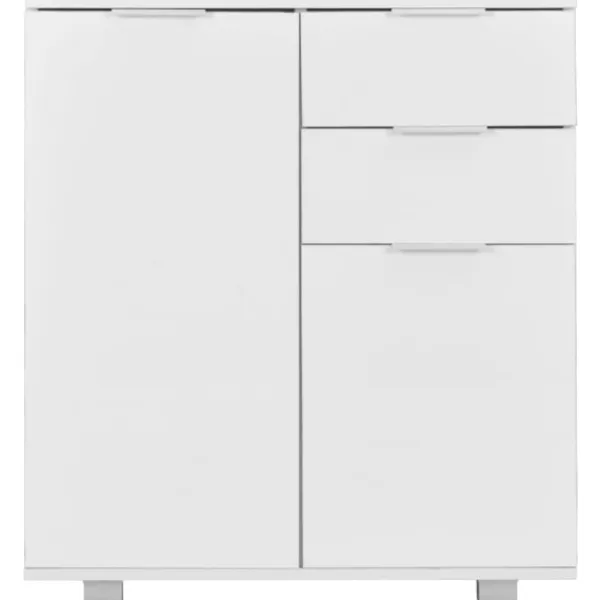 vidaXL Byråer>Skänk högglans 71x35x80 cm spånskiva