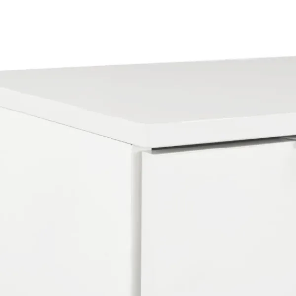 vidaXL Byråer>Skänk högglans 71x35x80 cm spånskiva