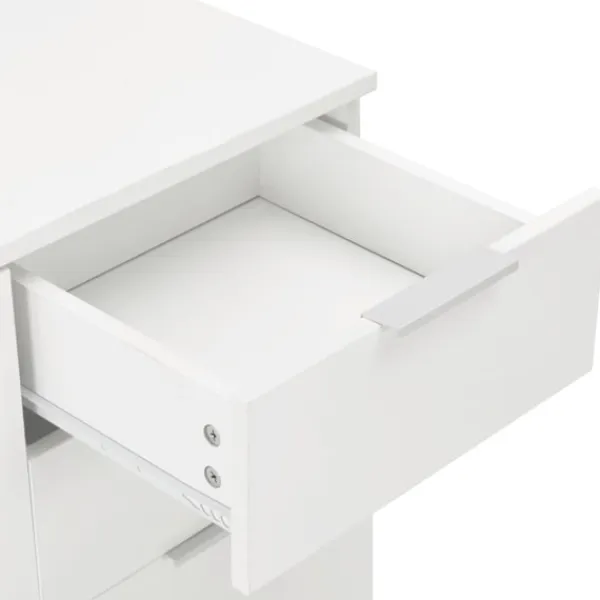 vidaXL Byråer>Skänk högglans 71x35x80 cm spånskiva