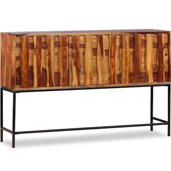 vidaXL Sideboards>Skänk i massivt sheeshamträ 120x30x80 cm