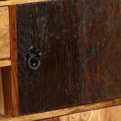 vidaXL Sideboards>Skänk massivt sheshamträ 115x30x80 cm