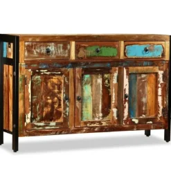 vidaXL Sideboards>Skänk massivt återvunnet trä 120x35x76 cm
