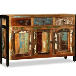 vidaXL Sideboards>Skänk massivt återvunnet trä 120x35x76 cm