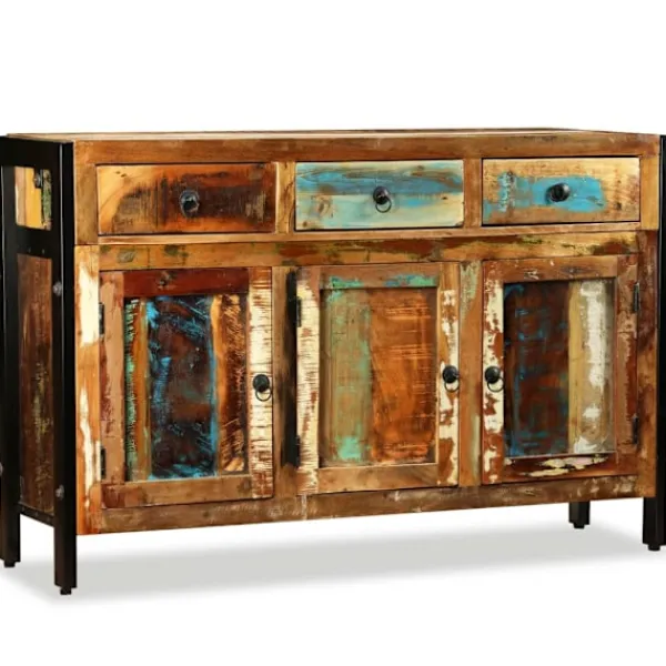 vidaXL Sideboards>Skänk massivt återvunnet trä 120x35x76 cm
