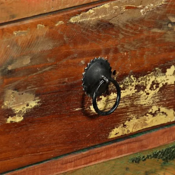 vidaXL Sideboards>Skänk massivt återvunnet trä 120x35x76 cm