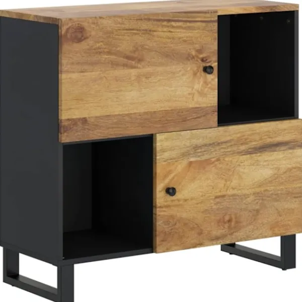 vidaXL Sideboards>Skänk med 2 dörrar 80x33x75 cm massivt mangoträ