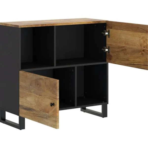 vidaXL Sideboards>Skänk med 2 dörrar 80x33x75 cm massivt mangoträ