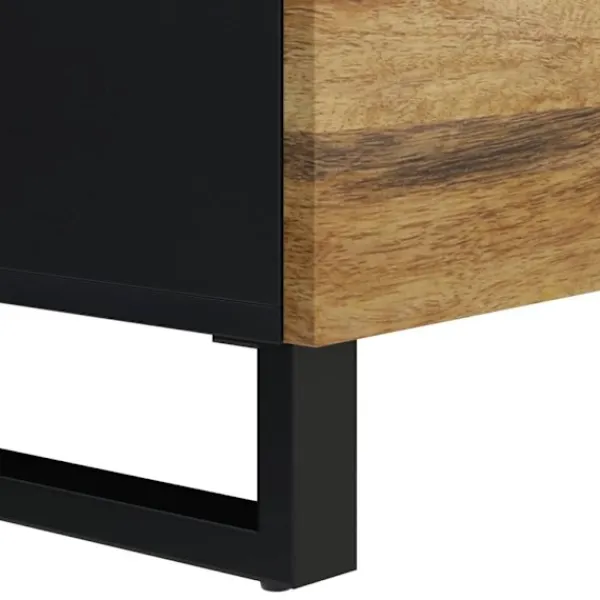 vidaXL Sideboards>Skänk med 2 dörrar 80x33x75 cm massivt mangoträ