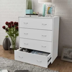 vidaXL Byråer>Skänk med 4 lådor 60 x 30,5 71 cm