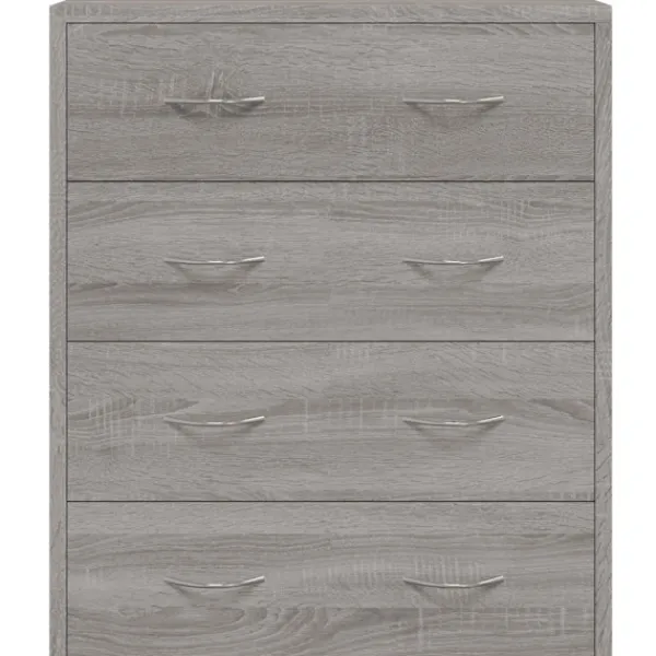 vidaXL Byråer>Skänk med 4 lådor 60x30,5x71 cm sonoma