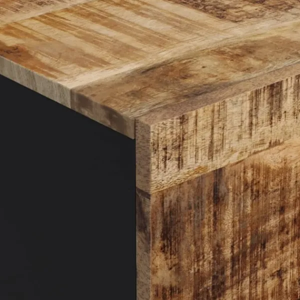 vidaXL Byråer>Skänk med 3 lådor 40x33,5x75 cm massivt mangoträ
