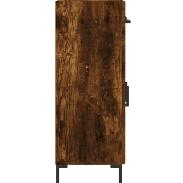 vidaXL Sideboards>Skänk rökfärgad ek 69,5x34x90 cm konstruerat trä