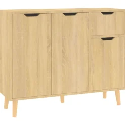 vidaXL Sideboards>Skänk sonoma-ek 90x30x72 cm konstruerat trä