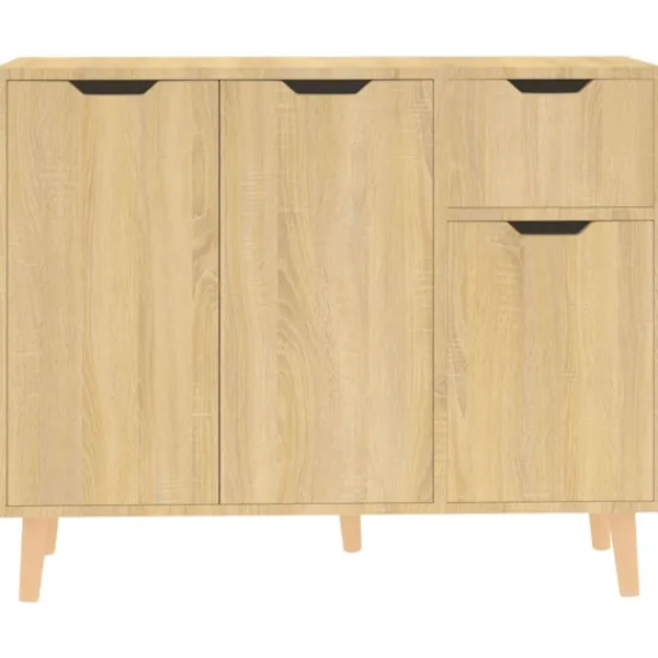 vidaXL Sideboards>Skänk sonoma-ek 90x30x72 cm konstruerat trä