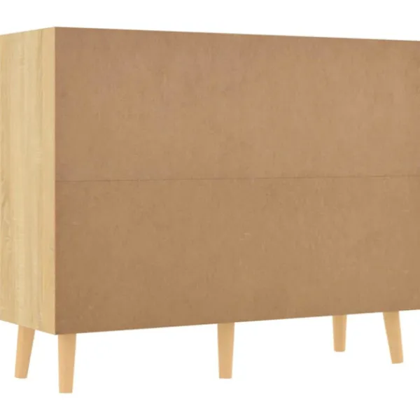 vidaXL Sideboards>Skänk sonoma-ek 90x30x72 cm konstruerat trä
