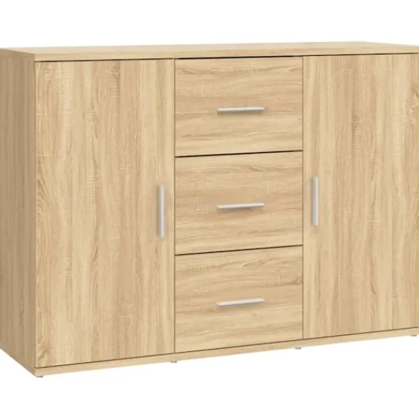 vidaXL Sideboards>Skänk sonoma-ek 91x29,5x65 cm konstruerat trä