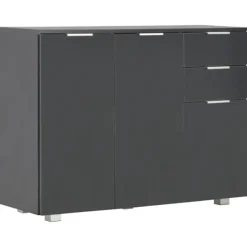 vidaXL Sideboards>Skänk högglans 107x35x80,5 cm