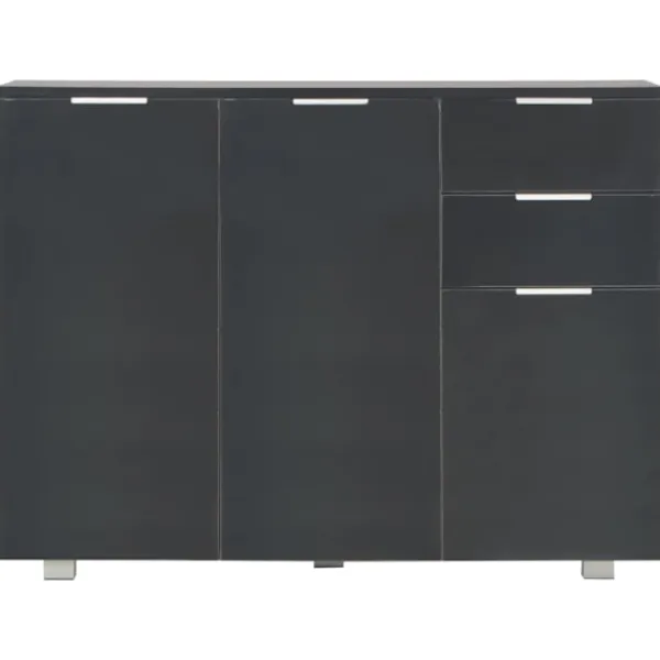 vidaXL Sideboards>Skänk högglans 107x35x80,5 cm