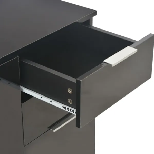 vidaXL Sideboards>Skänk högglans 107x35x80,5 cm