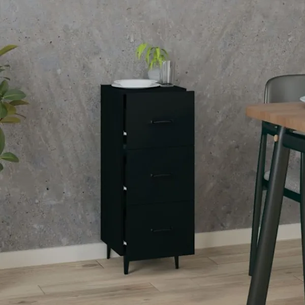 vidaXL Byråer>Skänk 34,5x34x90 cm konstruerat trä