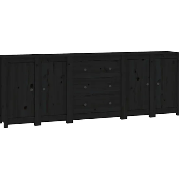 vidaXL Sideboards>Skänk 230x35x80 cm massiv furu