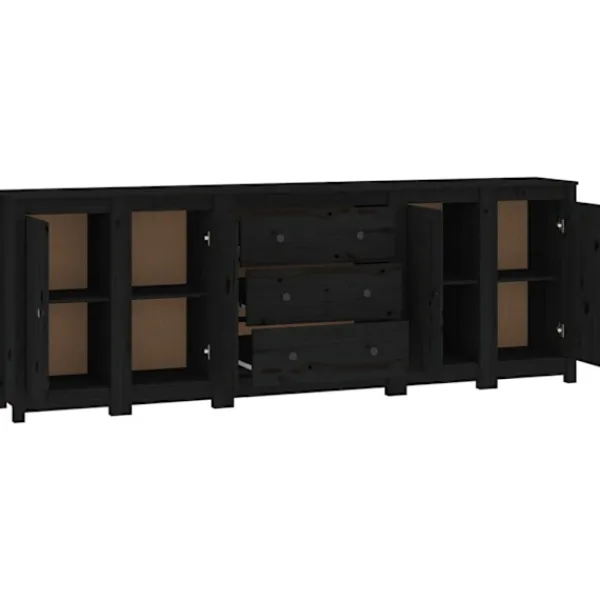 vidaXL Sideboards>Skänk 230x35x80 cm massiv furu