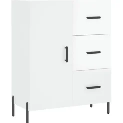 vidaXL Sideboards>Skänk högglans 69,5x34x90 cm konstruerat trä