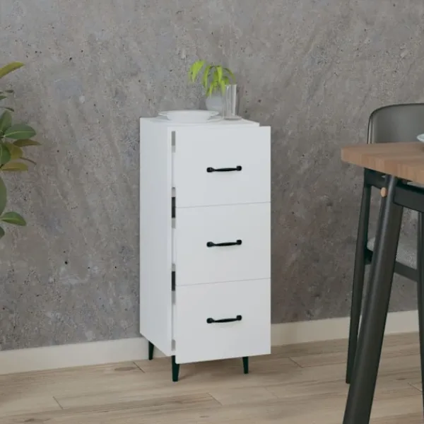 vidaXL Byråer>Skänk 34,5x34x90 cm konstruerat trä