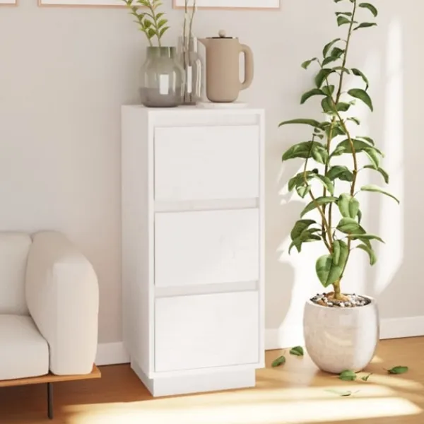 vidaXL Byråer>Skänk 32x34x75 cm massiv furu