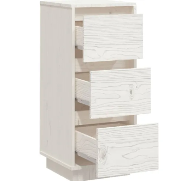 vidaXL Byråer>Skänk 32x34x75 cm massiv furu