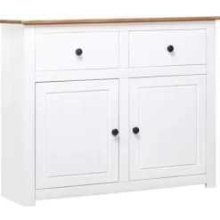 vidaXL Sideboards>Skänk 93x40x80 cm massiv furu panama