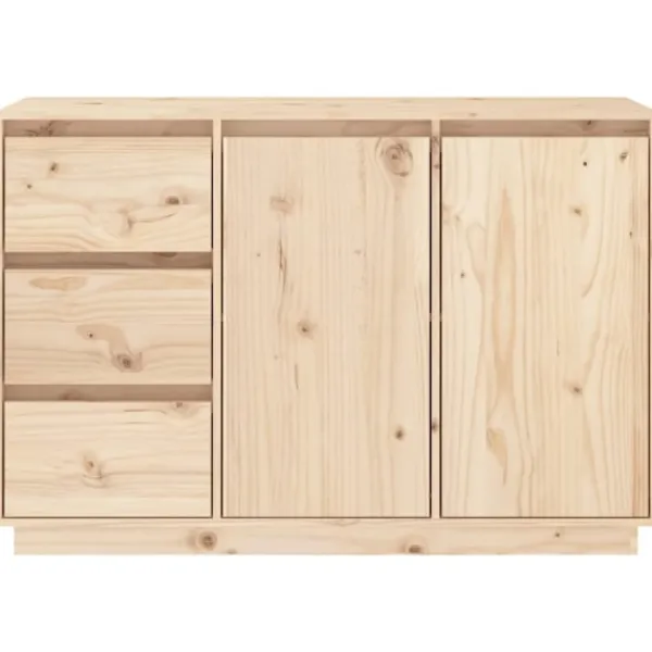 vidaXL Sideboards>Skänk 111x34x75 cm massiv furu