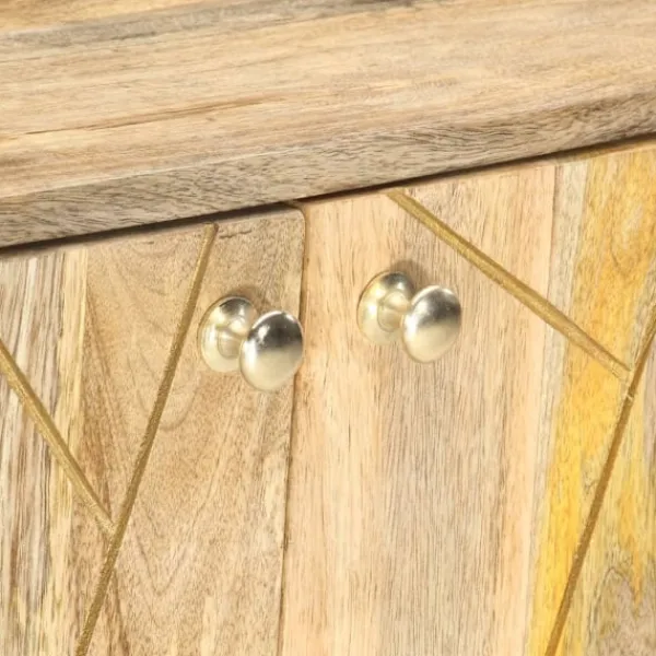 vidaXL Sideboards>Skänk 118x30x75 cm massivt mangoträ