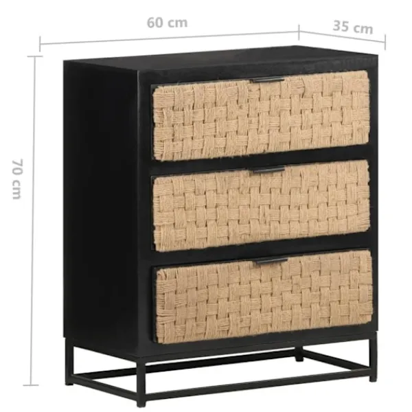 vidaXL Byråer>Skänk 60x35x70 cm massivt mangoträ