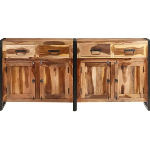 vidaXL Sideboards>Skänk 172x35x80 cm massivt akaciaträ med honungsfinish