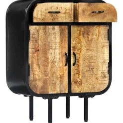 vidaXL Sideboards>Skänk 60x30x75 cm massivt mangoträ och järn