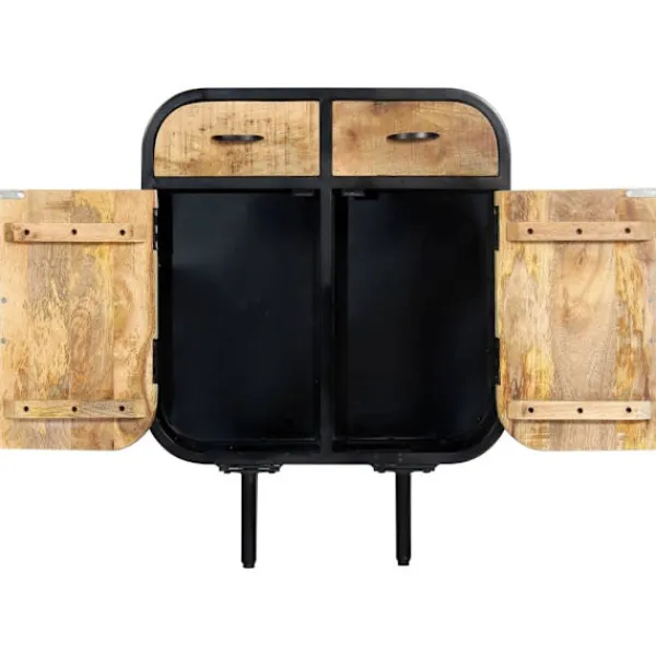 vidaXL Sideboards>Skänk 60x30x75 cm massivt mangoträ och järn