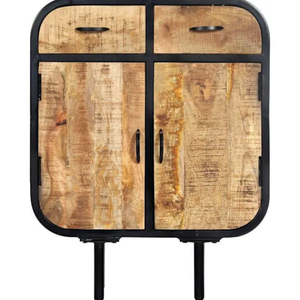 vidaXL Sideboards>Skänk 60x30x75 cm massivt mangoträ och järn