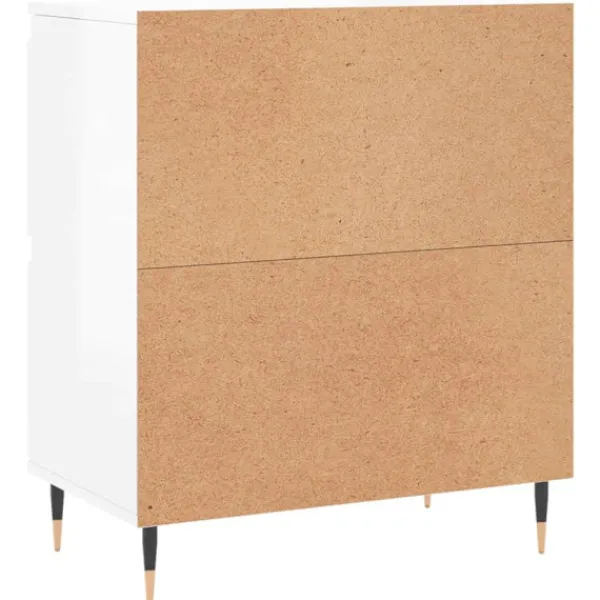 vidaXL Sideboards>Skänkar 3 delar högglans konstruerat trä