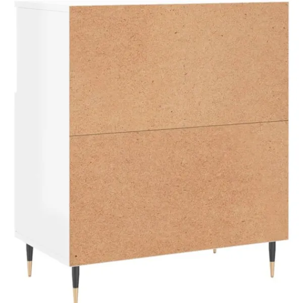 vidaXL Sideboards>Skänkar 2 delar högglans konstruerat trä