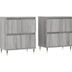 vidaXL Sideboards>Skänkar 2 st sonoma konstruerat trä