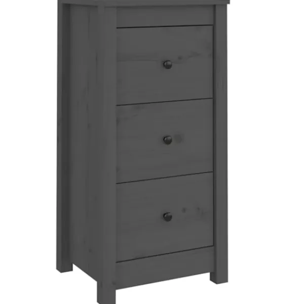 vidaXL Sängar>Skänkar 2 st 40x35x80 cm massiv furu