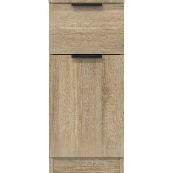 vidaXL Sideboards>Skänkar 2 st sonoma-ek 30x30x70 cm konstruerat trä