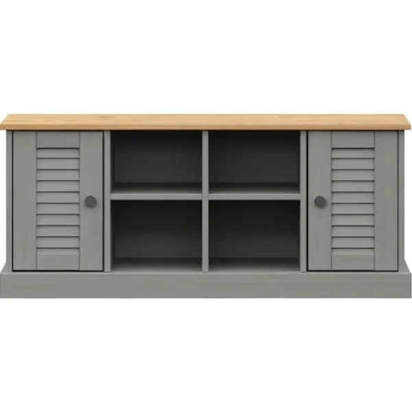 vidaXL Tv-Bänkar>Skobänk VIGO 106x35x45 cm massiv furu