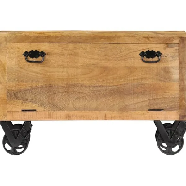 vidaXL Skåp>Skoskåp 86x35x55 cm massivt mangoträ