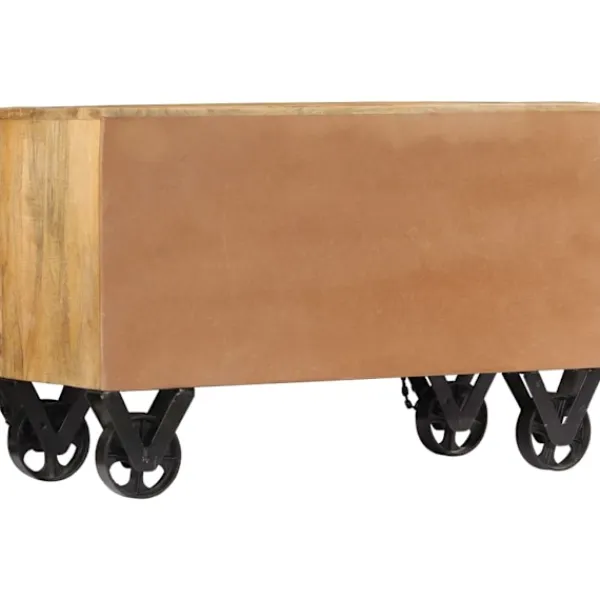 vidaXL Skåp>Skoskåp 86x35x55 cm massivt mangoträ