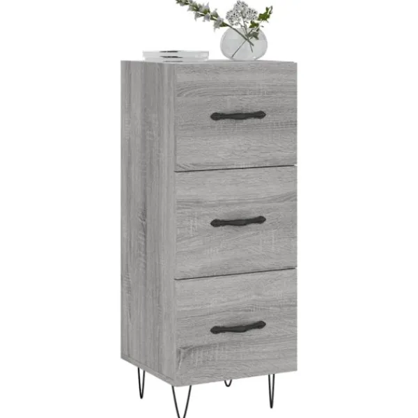 vidaXL Byråer>Skåp sonoma 34,5x34x90 cm konstruerat trä