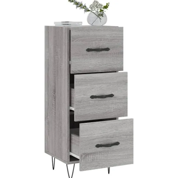 vidaXL Byråer>Skåp sonoma 34,5x34x90 cm konstruerat trä