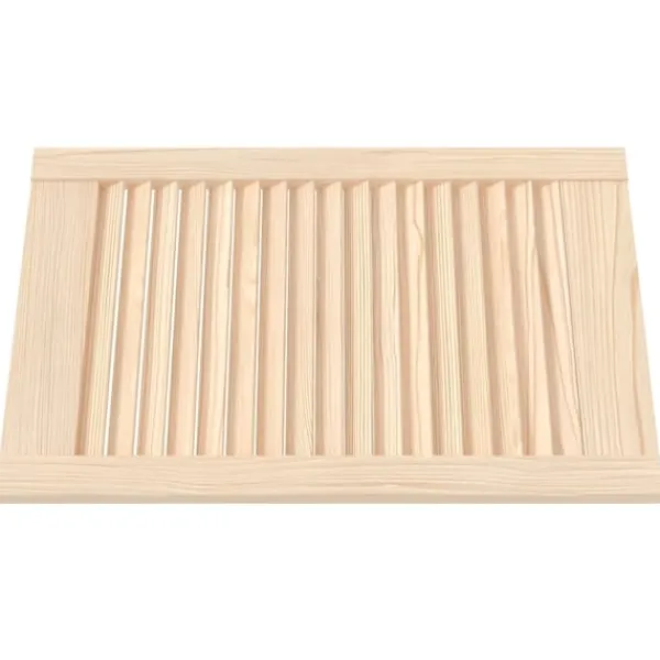 vidaXL Skåp>Skåpluckor lamelldesign 2 st 61,5x39,4 cm massiv furu