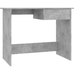 vidaXL Kontorsmöbler>Skrivbord betong 100x50x76 cm konstruerat trä